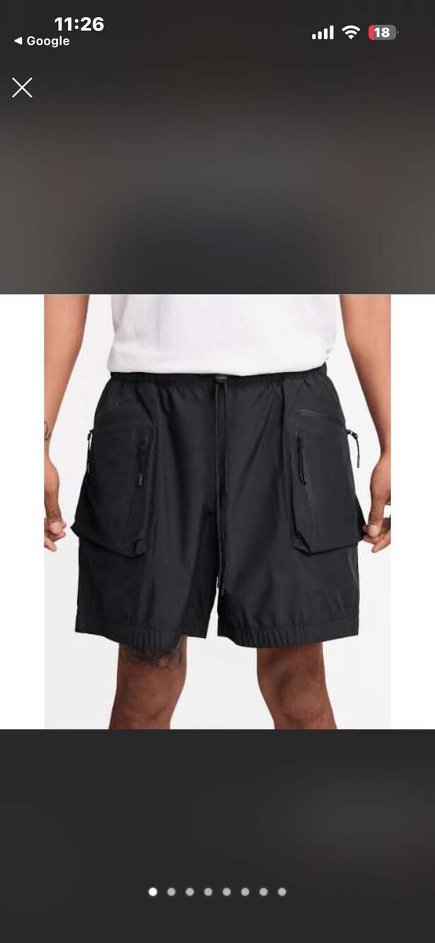 Nike Tech Loose Fit Above Knee Utility Shorts Size S